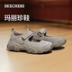 斯凱奇（Skechers）明星同款運動(dòng)瑪麗珍鞋女士單鞋春季透氣淺口涼鞋外穿休閑鞋180211