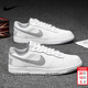 耐克（NIKE）男鞋 2026新款春季BIG NIKE LOW透氣舒適休閑鞋防滑時(shí)尚百搭板鞋 灰白-106/建議拍大半碼 【新年禮物】 41 260mm