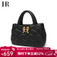 HR赫蓮娜女包手提包女輕奢頭層牛皮大容量女士手提包情人節禮物 黑色