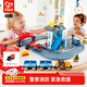 Hape軌道玩具 兒童玩具木質(zhì)拼插多層火車(chē)軌道套裝男女小孩 火車(chē)軌道應急救助站套 3-6Y
