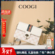 COOGI包包女款輕奢侈女士包單肩斜挎包生日新年情人節禮物送女友老婆 米白 精美禮盒送禮有面
