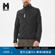 MILLET覓樂(lè )SENECA系列戶(hù)外徒步男士秋冬保暖抓絨開(kāi)衫 MIV10244 黑色 L