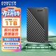 憶捷（EAGET）移動(dòng)硬盤(pán) 1TB 雙盤(pán)備份 USB3.0 G28PRO 2.5英寸 外接外置存儲數據照片視頻 高速傳輸防震 黑色