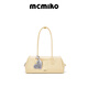 麥米可（mcmiko）2025新款女原創(chuàng  )郵筒包春夏鵝黃牛皮手提包高級感單肩包法棍腋下包 奶油布丁