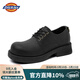Dickies【明星同款】皮鞋休閑鞋復古英倫風(fēng)工裝鞋情侶款 黑色 45