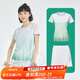 川崎（KAWASAKI）羽毛球服女神夏季青花瓷系列短袖背心短裙運動(dòng)套裝網(wǎng)球訓練服短裙 青花瓷 Q5 短袖套裝 M