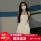 GARNUO茶歇法式白色抹胸連衣裙子女夏季2026新款小個(gè)子初戀無(wú)袖小白長(cháng)裙 白色 S 【85-100斤】