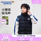 Skechers斯凱奇秋冬季新款男女中大童梭織羽絨服背心羽絨馬甲L424K032