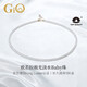 GiO珠寶 GUILD歐若拉極光淡水珍珠項鏈小米珠18K金年輕款送老婆