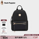 暇步士（Hush Puppies）背包女士雙肩包時(shí)尚大容量書(shū)包通勤出差電腦包女神節禮物旅行包 黑色HA-1472503W-5720