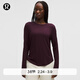 lululemon丨Love 女士莫代爾拉絨長(cháng)袖套頭衫 LW3GEHS 烏梅紫 M /8