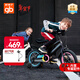 好孩子（gb）自行車(chē)兒童 4-6歲男女童山地車(chē) 黑色14寸 適合身高105-145cm
