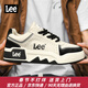 Lee男鞋休閑鞋男厚底韓版面包鞋潮流百搭經(jīng)典運動(dòng)板鞋增高鞋子男潮鞋 黑色 40 【偏大/請拍小一碼】