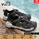 VOLO犀牛涼鞋男士夏季新款沙灘鞋網(wǎng)面透氣戶(hù)外防滑旋鈕扣溯溪鞋 橄欖綠 40