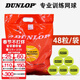 DUNLOP登陸普訓練網(wǎng)球無(wú)壓訓練球耐磨高彈性進(jìn)階比賽球袋裝散裝 鄧祿普訓練球20粒散裝
