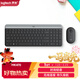羅技（Logitech）時(shí)尚系列 MK470 鍵鼠套裝 無(wú)線(xiàn)鍵鼠套裝 超薄 全尺寸 星空灰 帶無(wú)線(xiàn)2.4G接收器