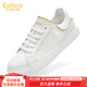 卡賓帆布鞋男鞋夏季透氣網(wǎng)面鞋子男百搭低幫板鞋男潮流輕便男士休閑鞋 白色 41 【=運動(dòng)鞋42碼】