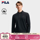 FILA 斐樂(lè )官方男子針織長(cháng)袖POLO衫2025秋季時(shí)尚休閑基礎上衣
