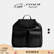 蔻馳（COACH）【禮物】奧萊女士女包CROSBY雙肩包 B4/黑色