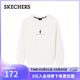 斯凱奇（Skechers）38節禮物女士加絨套頭衛衣新品寬松簡(jiǎn)約長(cháng)袖T恤衫L425W011