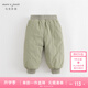 MARC&JANIE【三防加絨】馬克珍妮冬裝男女童夾棉保暖棉褲兒童褲子241539
