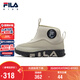 FILA斐樂(lè )兒童童鞋棉靴2025冬季男女童小童加絨軟糖棉鞋雪地靴