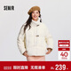 森馬（Semir）森馬羽絨服女新中式仿兔毛領(lǐng)短款保暖外套24冬新款109724113017