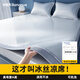 半弦月【熱銷(xiāo)爆款】爽爽冰絲涼席子可機洗床笠床單學(xué)生宿舍1.5mx1.8x2米 雪花灰丨冰絲涼感丨可機洗加厚款 180cm*200cm 丨床單款丨贈枕套*2
