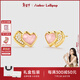 Amber Lollipop愛(ài)心耳環(huán)女士小眾感S925銀耳釘耳飾新年情人節生日禮物送女友老婆 粉色-愛(ài)心系列