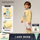 Teenie Weenie Kids小熊童裝26年新款男女寶寶休閑油畫(huà)熊印花衛衣 黃色 110 cm