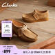 Clarks其樂(lè )WallabeeEVOSh袋鼠鞋厚底鞋女鞋單鞋新款復古時(shí)尚休閑鞋 深卡其色 261747474 38