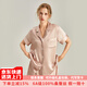 珊目爾【重磅新款】真絲睡衣女短袖兩件套6A級100%桑蠶絲可外穿家居服 珊瑚粉-短袖短褲【16姆米】 XL (170)適合115-135斤穿著(zhù)