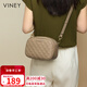 viney牛皮包包女包小眾斜挎小包輕奢品牌單肩包生日三八38女神節禮物
