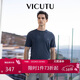 威可多（VICUTU）男士針織衫通勤百搭半袖VBW23284007 深藍色 180/100B 
