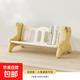 小鹿桌面書(shū)架兒童書(shū)本收納架小型學(xué)生整理文件架桌上收納架 小鹿書(shū)架 【淺烙黃】