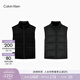 Calvin KleinJeans秋冬男士雙面穿潮流休閑ck燈芯絨刺繡立領(lǐng)羽絨背心馬甲外套 UB1-太空黑 L