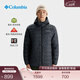 Columbia哥倫比亞男女無(wú)縫熱壓銀點(diǎn)拒水650蓬鴨絨保暖羽絨服WE6610 010亞太修身版型 黑色 L (180/100A)