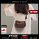 CHANEELR & KARITH包包女包牛皮單肩斜挎包大容量百搭新款生日情人節禮物送女友老婆 咖色 高級感新年送女朋友愛(ài)人實(shí)用高檔