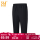361°運動(dòng)褲女夏季運動(dòng)七分褲女子常規舒適褲子 超級黑 XL