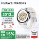 華為Watch5 【咨詢(xún)享優(yōu)惠】智能運動(dòng)健康手表AI腕上小藝手勢操控eSIM獨立通信導航智慧控車(chē)腕表AX21A 42mm小表 金星白 不銹鋼表殼