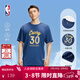 NBA【新品】楊瀚森哈利伯頓東契齊亞歷山大庫里t恤短袖男夏裝籃球服 勇士-庫里運動(dòng)休閑T恤(藏青) L
