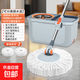 【渦輪去污】旋轉拖把免手洗2025新款家用水桶一體墩布桶甩干拖布 加厚桶雙驅動(dòng)+2塊布【鋼盤(pán)】