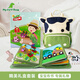 MY FIRST BOOK寶寶布書(shū)撕撕書(shū)蒙氏早教1-6歲嬰幼兒農場(chǎng)土豪書(shū)益智玩具新年禮物