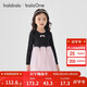 巴拉巴拉童裝兒童裙子女童連衣裙2025秋中幼童甜美拼接網(wǎng)紗裙208325111001