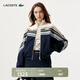 LACOSTE法國鱷魚(yú)女裝25秋冬新款法國制造拉鏈衛衣外套|SF5247 XCH/藏青色/白色/條紋 S 36