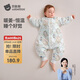 貝肽斯嬰兒睡袋暖姜恒溫兒童分腿睡袋嬰幼兒防踢被睡衣四季雙層 弗里德L