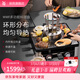 WMF德國福騰寶電燒烤爐家用多功能料理鍋烤肉鍋電烤爐煎烤盤(pán)無(wú)煙不粘煎烤涮一體電火鍋多用途鍋 多功能料理盤(pán) 1層