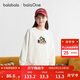巴拉巴拉balaOne童裝女童衛衣兒童2025冬裝加絨大童休閑上衣208425121001
