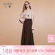 三彩2025冬季新款簡(jiǎn)約優(yōu)雅松緊腰半身裙氣質(zhì)通勤A(yíng)字裙長(cháng)裙M