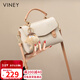 viney包包女包牛皮洋氣劍橋包輕奢斜挎單肩包生日禮物品牌送女友老婆
